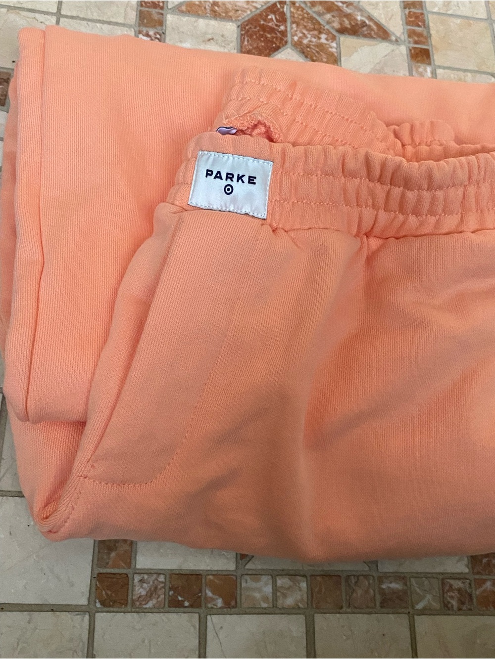 Parke Orange NWT Women's High-Rise Boxer Sweatpants - Parke x Target S M L XL